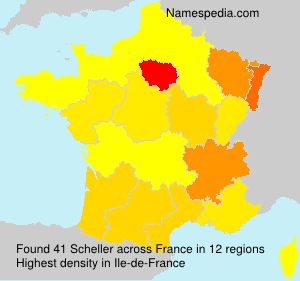 Surname Scheller in France Surname Scheller in France