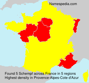 Surname Schempf in France Surname Schempf in France