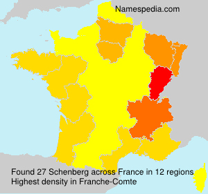 Surname Schenberg in France Surname Schenberg in France