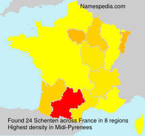 Surname Schenten in France Surname Schenten in France