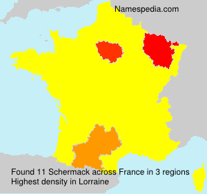 Surname Schermack in France Surname Schermack in France