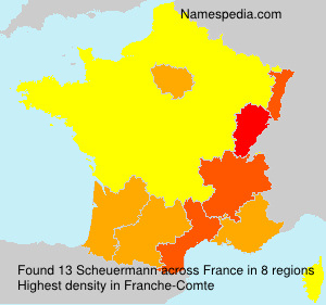 Surname Scheuermann in France Surname Scheuermann in France