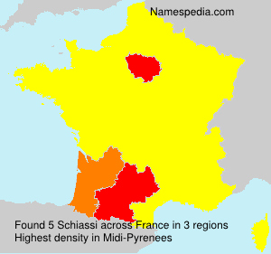 Surname Schiassi in France Surname Schiassi in France