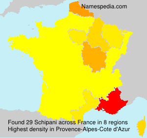 Surname Schipani in France Surname Schipani in France