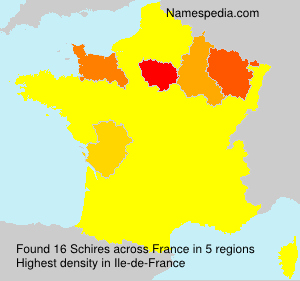 Surname Schires in France Surname Schires in France