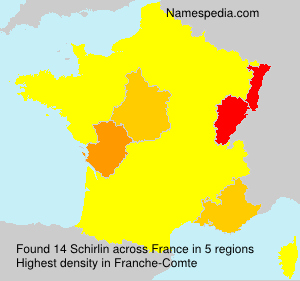 Surname Schirlin in France Surname Schirlin in France