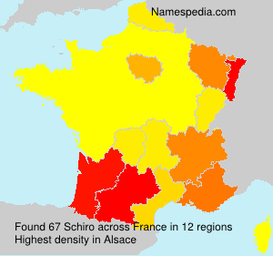 Surname Schiro in France Surname Schiro in France