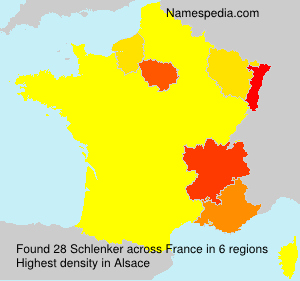 Surname Schlenker in France Surname Schlenker in France