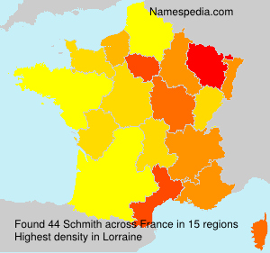 Surname Schmith in France