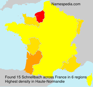 Surname Schnellbach in France Surname Schnellbach in France
