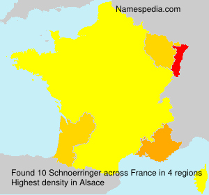 Surname Schnoerringer in France Surname Schnoerringer in France