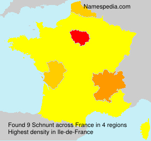 Surname Schnunt in France Surname Schnunt in France