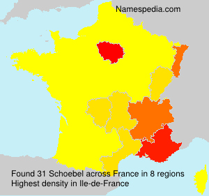 Surname Schoebel in France Surname Schoebel in France