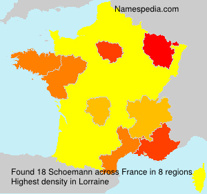 Surname Schoemann in France Surname Schoemann in France