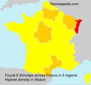 Surname Schoeps in France Surname Schoeps in France