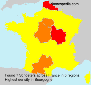 Surname Schoeters in France Surname Schoeters in France