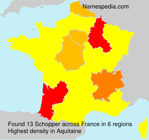 Surname Schopper in France Surname Schopper in France