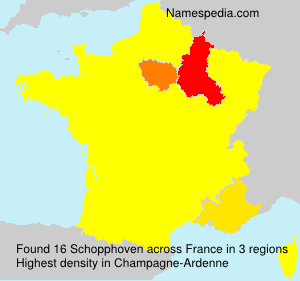 Surname Schopphoven in France Surname Schopphoven in France