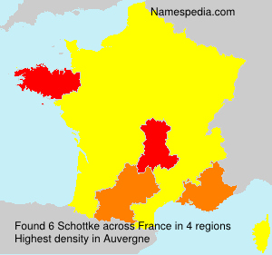 Surname Schottke in France Surname Schottke in France