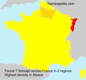 Surname Schrapf in France Surname Schrapf in France