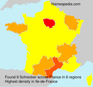 Surname Schrecker in France