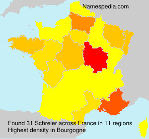 Surname Schreier in France Surname Schreier in France