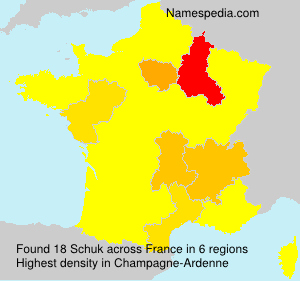 Surname Schuk in France Surname Schuk in France