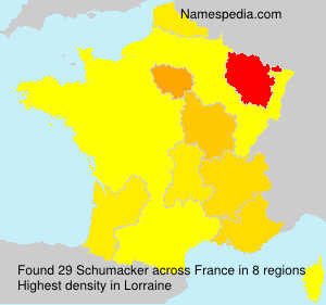Surname Schumacker in France Surname Schumacker in France