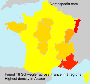 Surname Schwegler in France Surname Schwegler in France