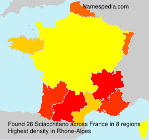 Surname Sciacchitano in France Surname Sciacchitano in France
