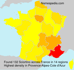 Surname Sciortino in France Surname Sciortino in France