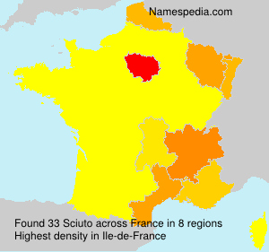 Surname Sciuto in France Surname Sciuto in France