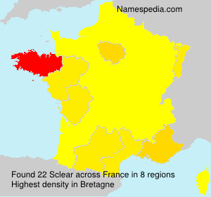 Surname Sclear in France Surname Sclear in France