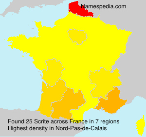 Surname Scrite in France Surname Scrite in France