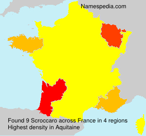 Surname Scroccaro in France Surname Scroccaro in France
