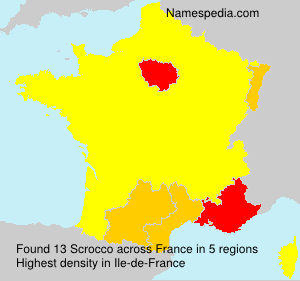 Surname Scrocco in France Surname Scrocco in France