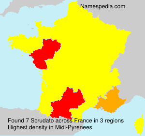 Surname Scrudato in France Surname Scrudato in France