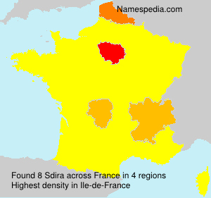 Surname Sdira in France