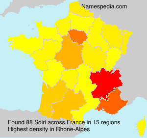 Surname Sdiri in France Surname Sdiri in France
