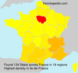 Surname Sebai in France Surname Sebai in France