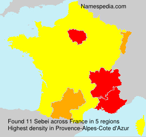 Surname Sebei in France Surname Sebei in France