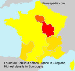 Surname Sebillaut in France Surname Sebillaut in France