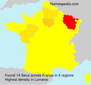 Surname Seca in France Surname Seca in France