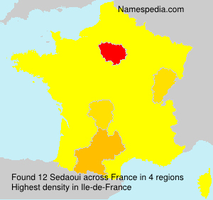 Surname Sedaoui in France Surname Sedaoui in France