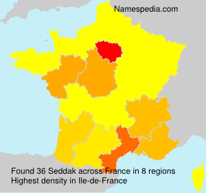 Surname Seddak in France Surname Seddak in France