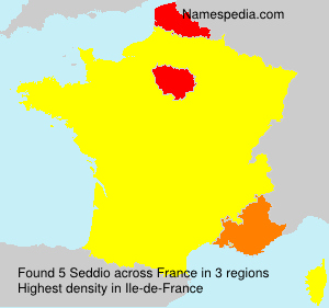 Surname Seddio in France Surname Seddio in France