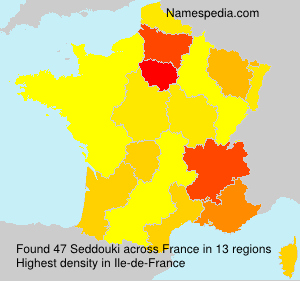 Surname Seddouki in France Surname Seddouki in France