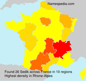 Surname Sedik in France Surname Sedik in France