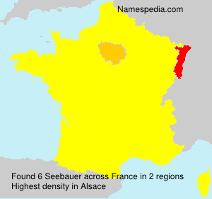 Surname Seebauer in France Surname Seebauer in France