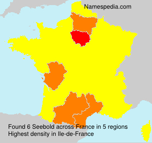 Surname Seebold in France Surname Seebold in France